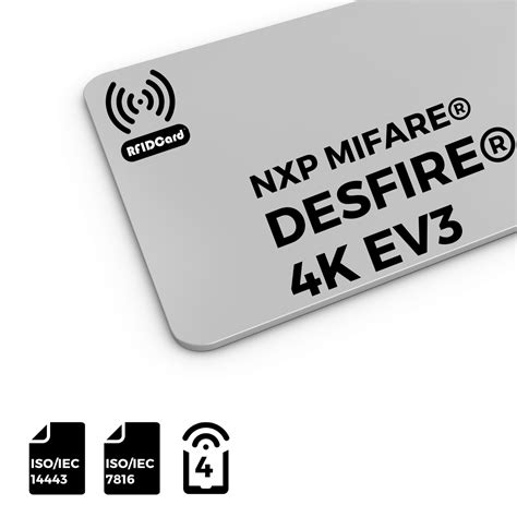 iso smart card leaf 4k|MIFARE DESFire EV3 ISO Card 4K .